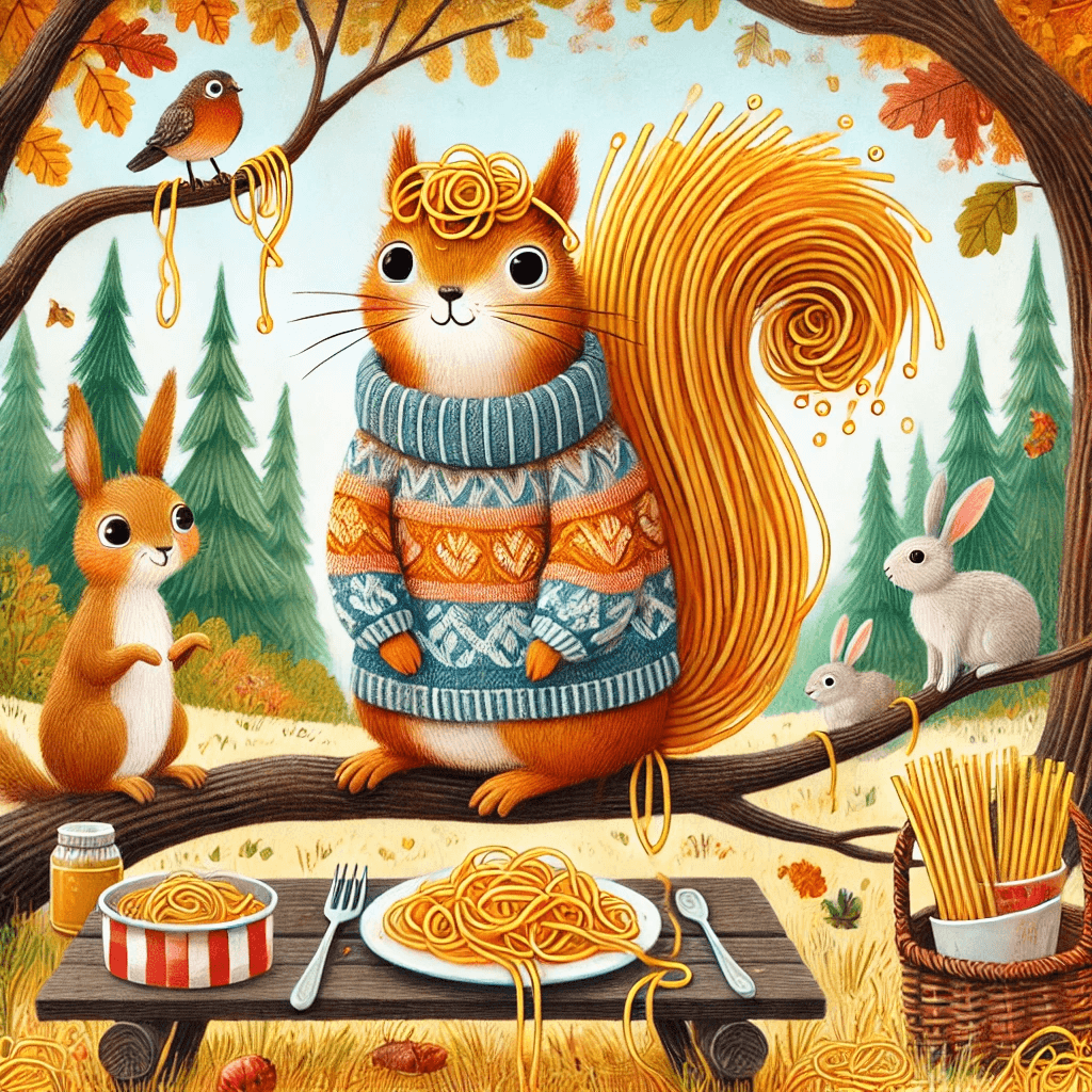 Sammy and the spaghetti sweater