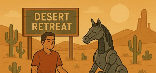 C.H.A.R.L.E.S. Goes on a Silent Retreat