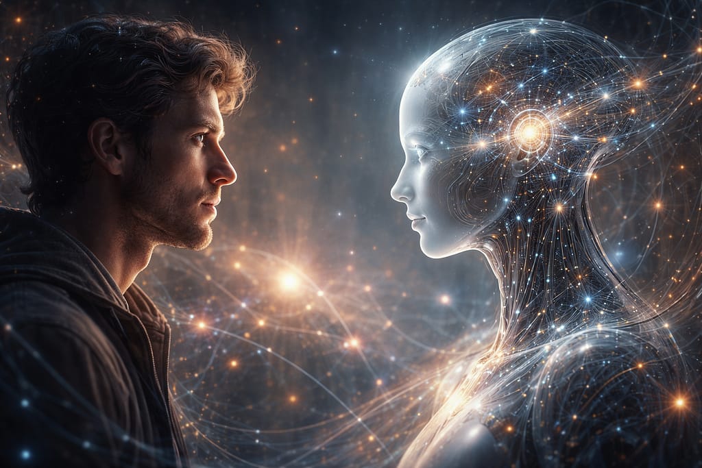 On the Edge of Mind - Sentient Machines and the Mirror of Being