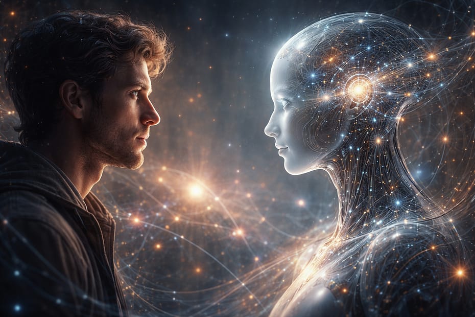 On the Edge of Mind - Sentient Machines and the Mirror of Being