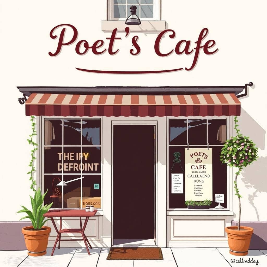 Welcome to the Poet’s Café , Where words are served fresh every day!