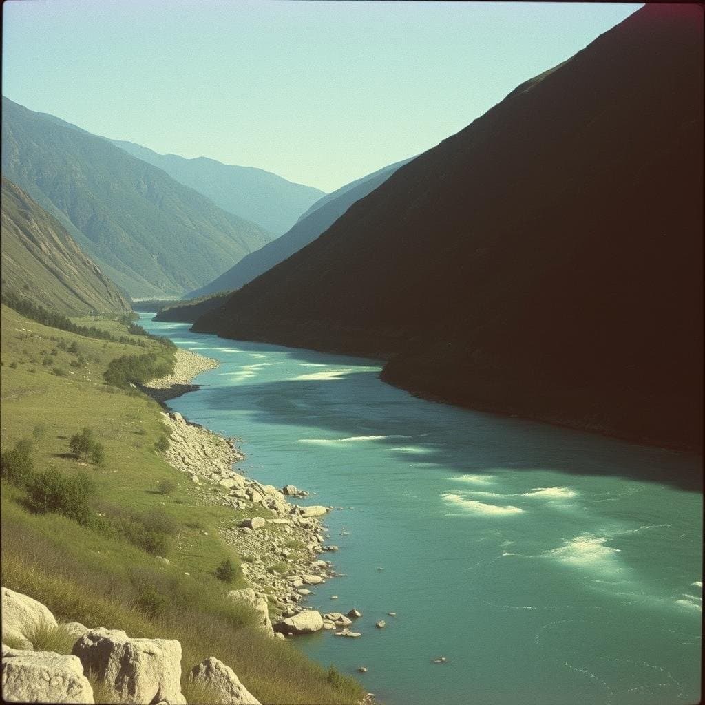 River steps