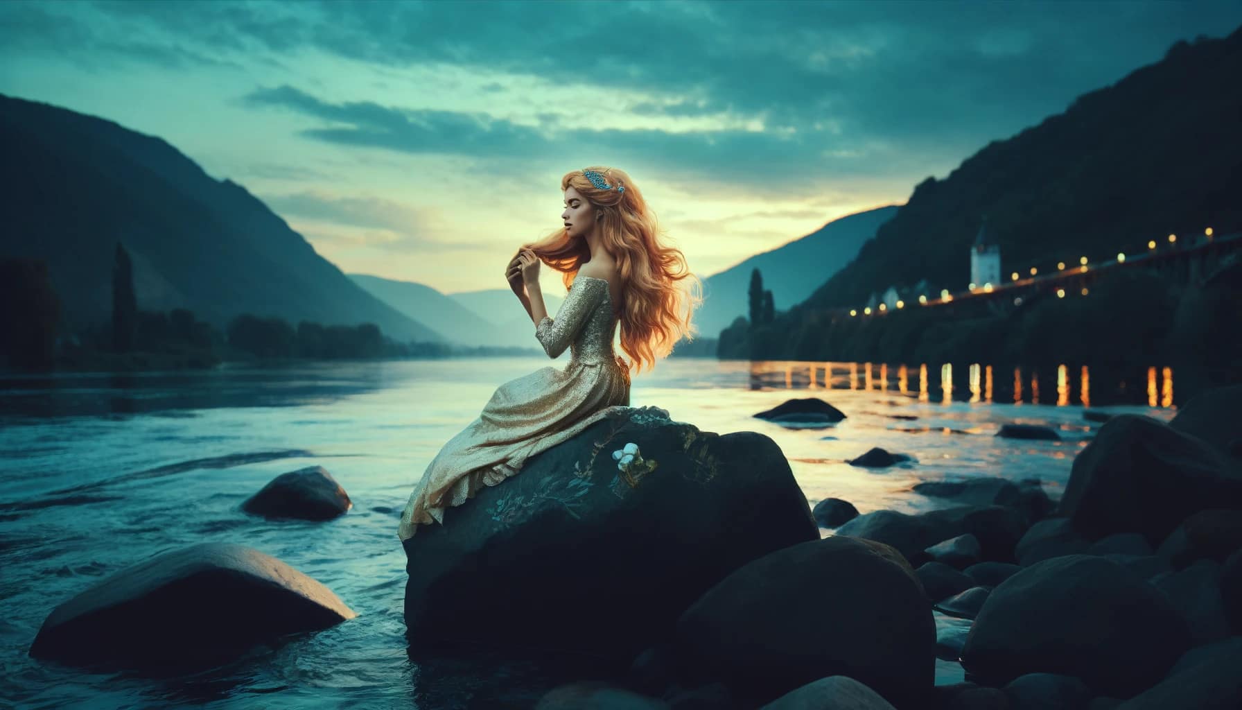 Lorelei and Schuhplatter 1 Lorelei and Schuhplatter, German folk song and dance