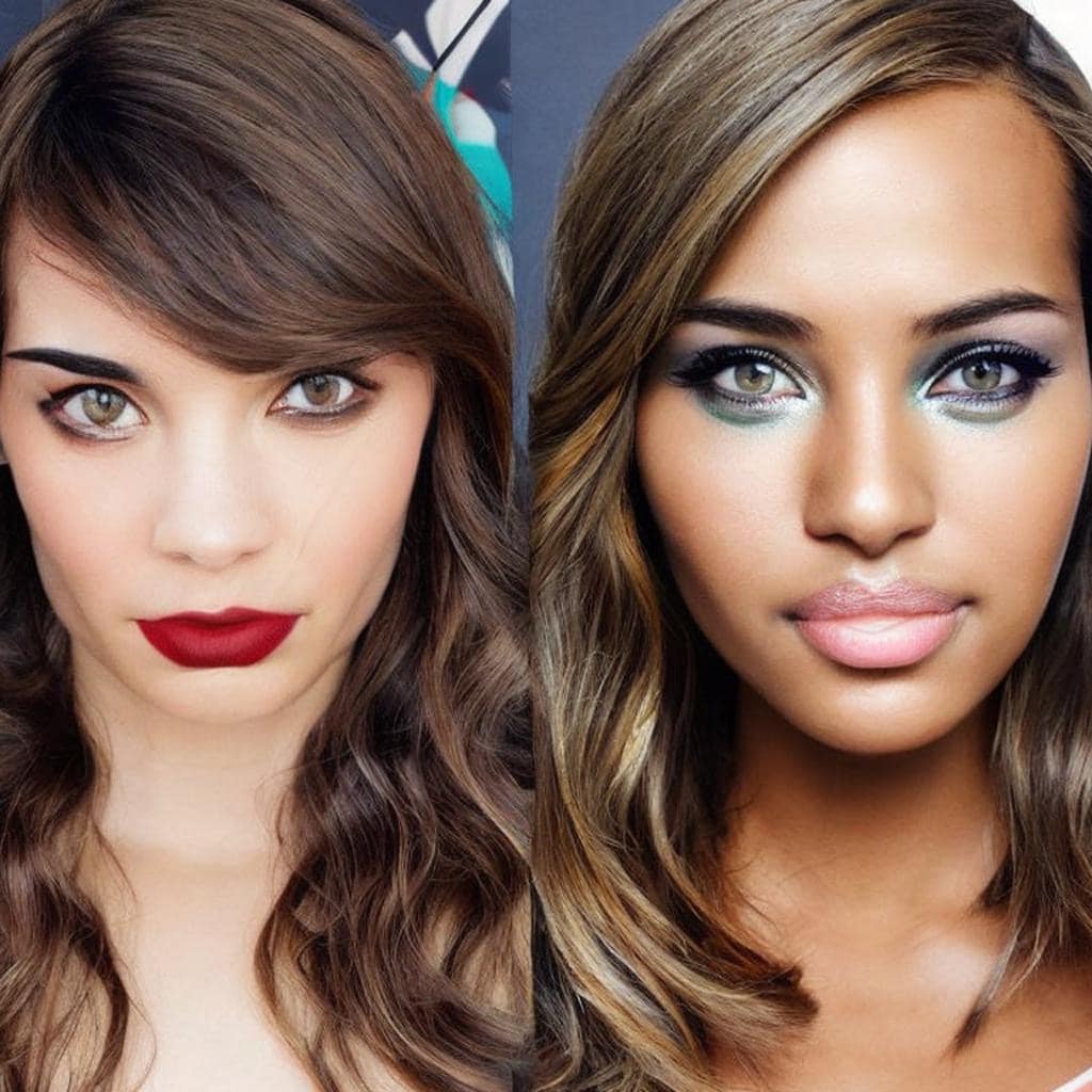 Hairstyles, makeup, and eyebrow shapes for most common face shapes hairstyles, makeup, and eyebrow shapes for most common face shapes