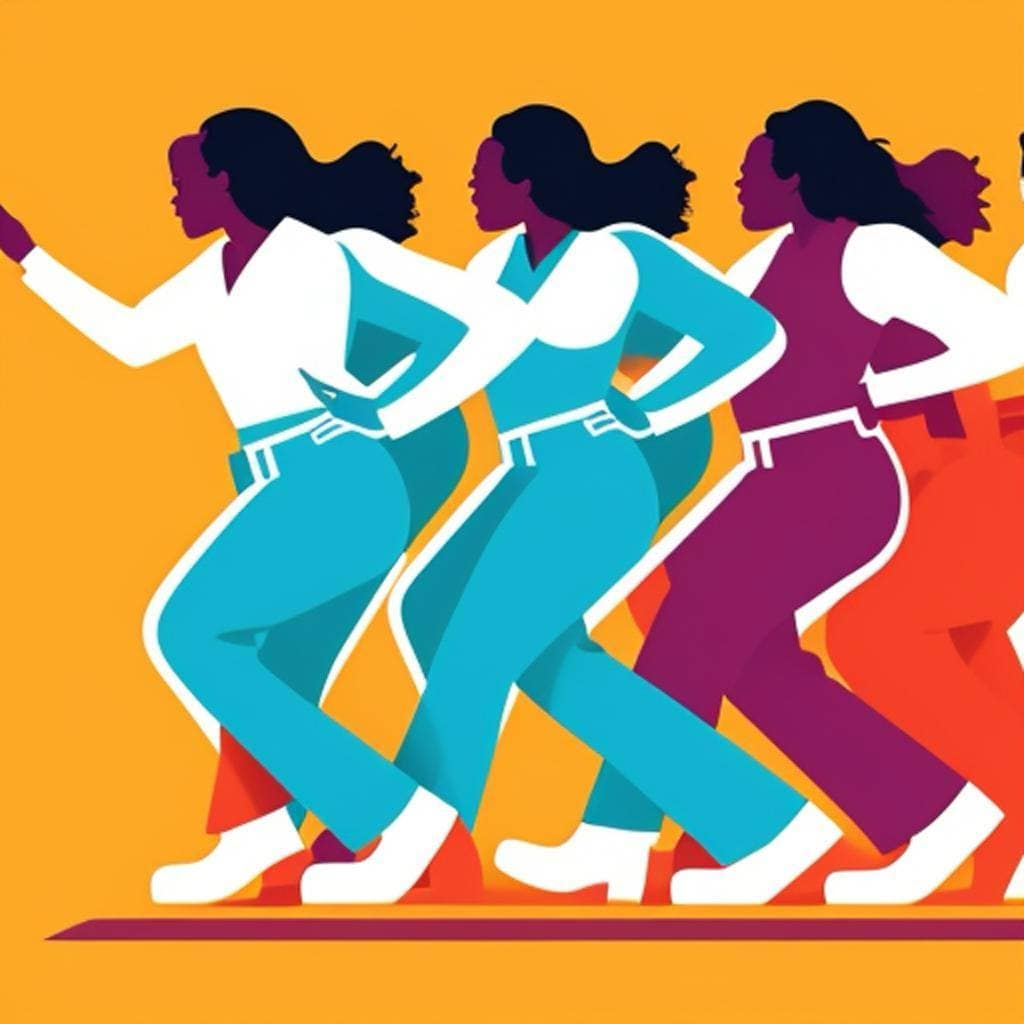 Line dancing and 3 videos Line dancing, a synchronized dance genre, involves participants executing a series of repeated steps in lines or rows.