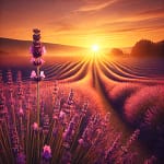 The fragrance of lavender The fragrance of lavender