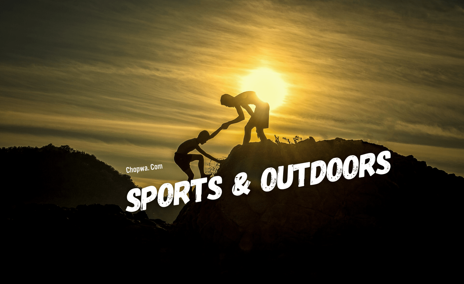 Sports and outdoors Sports and outdoors. On your marks! Go! Time to build up some condition and rake some fresn air