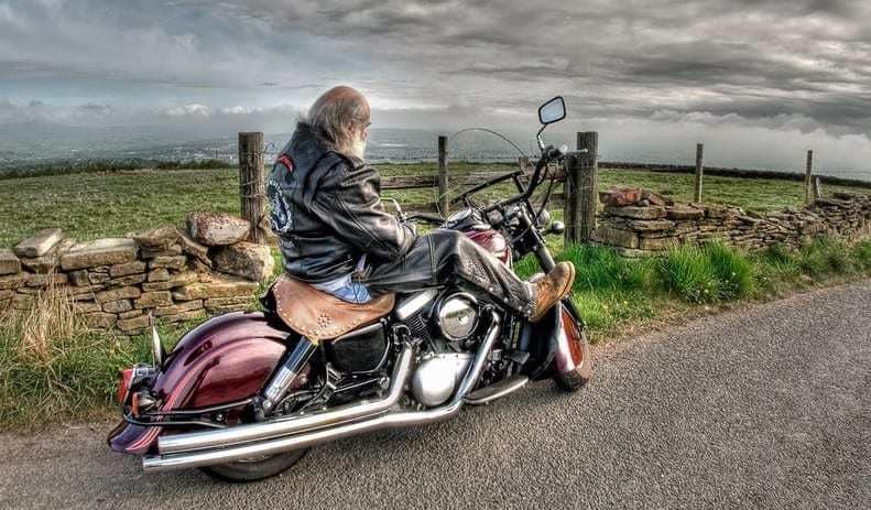 Ride that bike Harley! Ride that bike