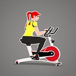 Een Eenvoudig Dagelijks Schema Met Verschillende Tunturi Fietsen. Tunturi Hometrainer, Tunturi Recumbent Bike, Tunturi Spin Bike, Tunturi Ait Bike.