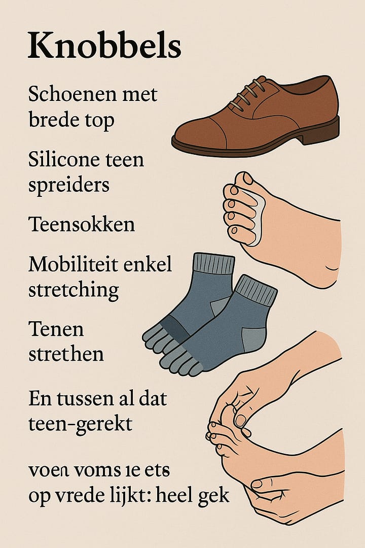 Knobbels, Voetknobbels, Hallux Valgus 2 Knobbels, Voetknobbels