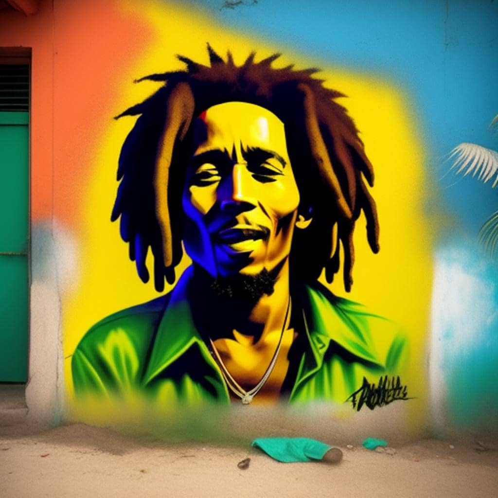 Bob Marley, the legendary Jamaican singer, songwriter, and musician