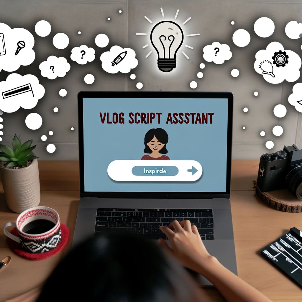 The Vlog Script Assistant GPT specialized  in scripting for vlogs, focusing on simplicity and creativity. 