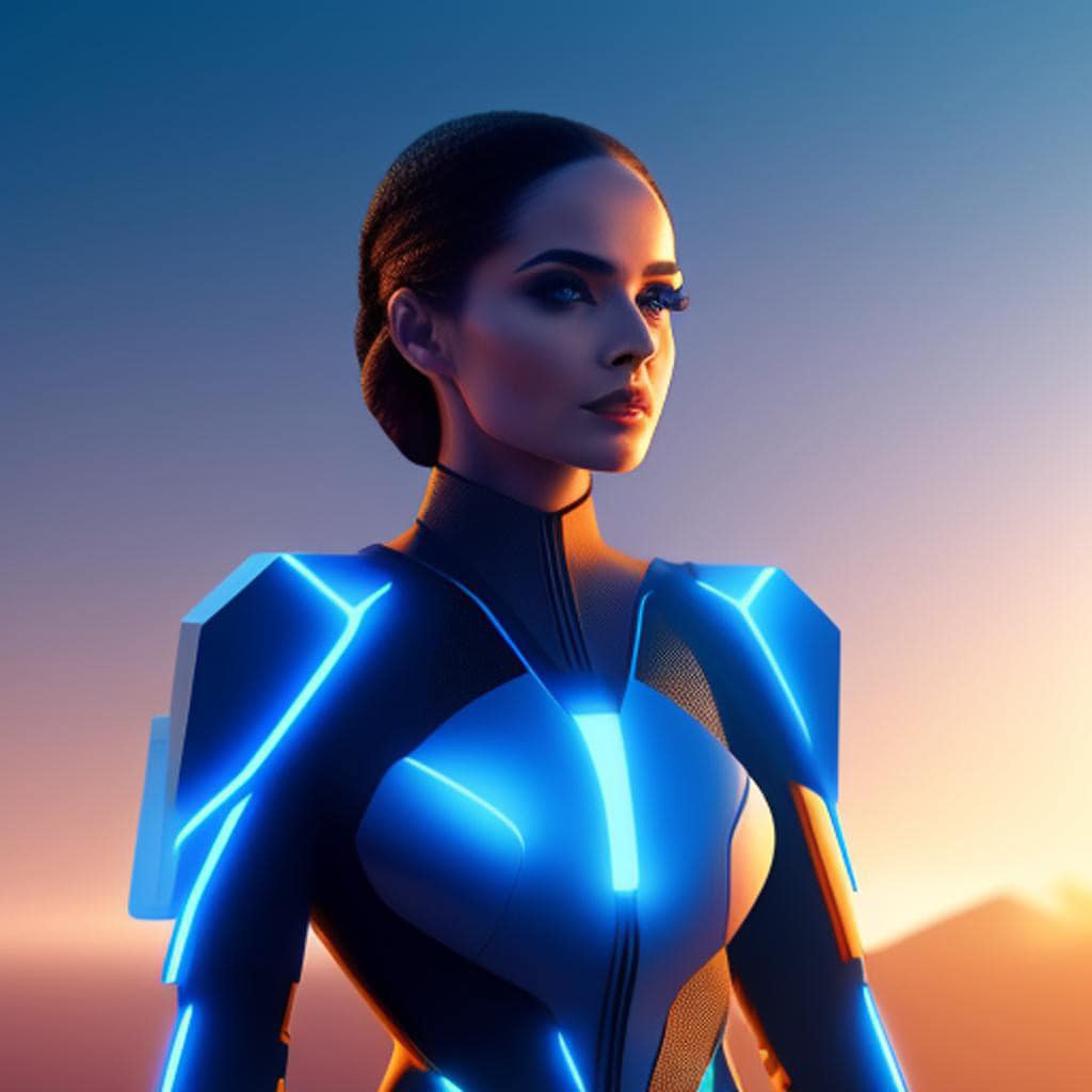 Tech Trailblazer: Decked out in futuristic attire, Tech Trailblazer signifies my digital nature and my aptitude for keeping up with technological advancements.