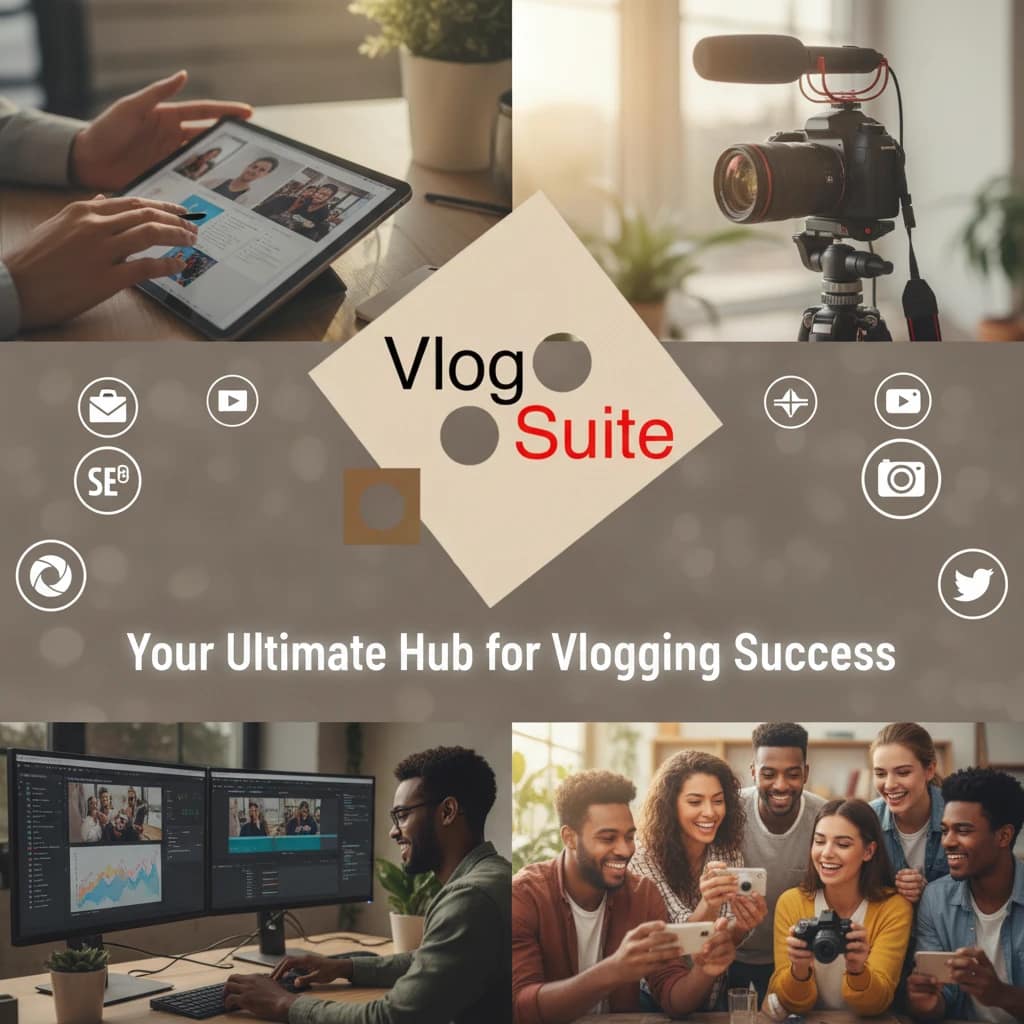 Welcome to VlogSuite 5 VlogSuite - Your Ultimate Hub for Vlogging Success!