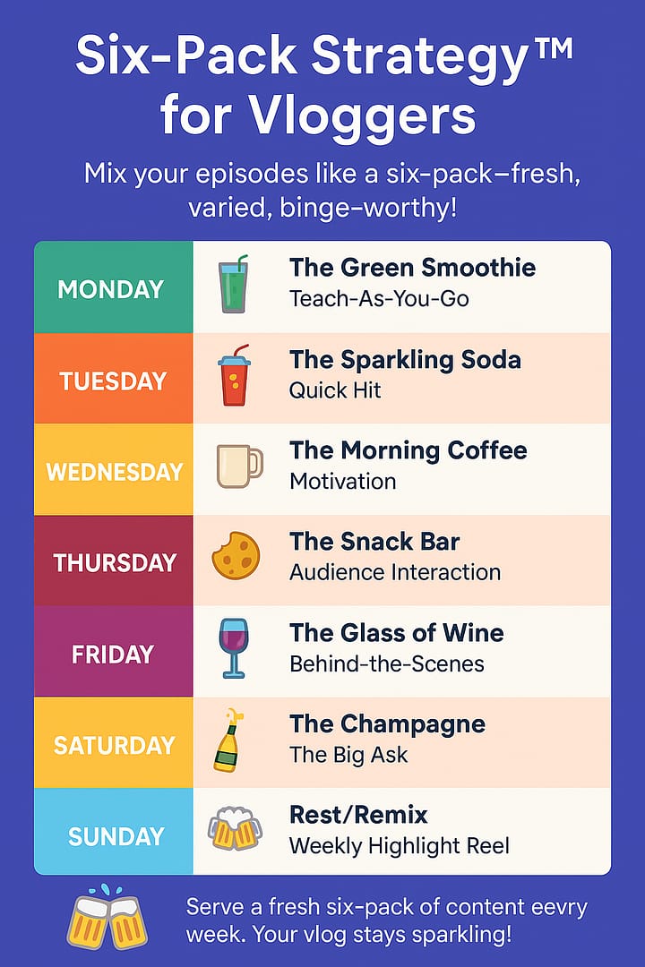 The Six-Pack Strategy™ for Vloggers