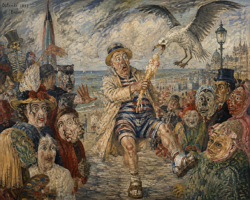 Oostende, Koningin Der Badsteden 3 Op Bezoek Bij James Ensor