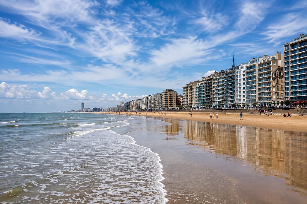 Oostende, Koningin Der Badsteden 8 En Eindig Op De Zeedijk.