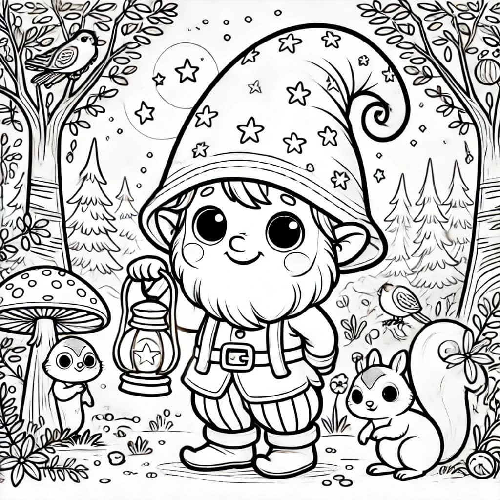 Coloring picture of Pirrewitje 