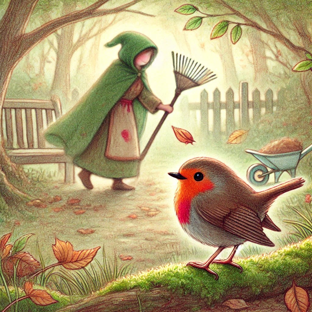 Happy little robin 
