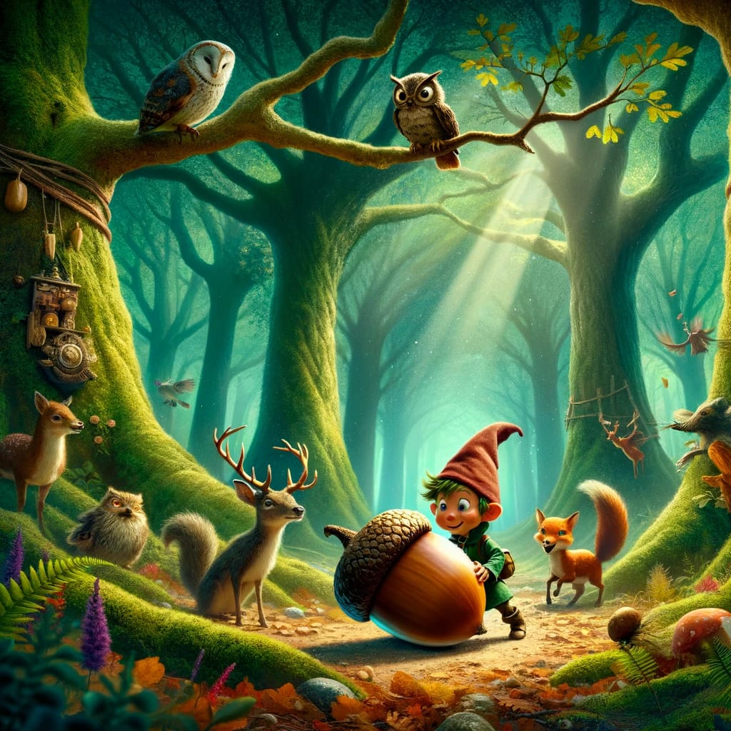 Pirrewitje and the acorn