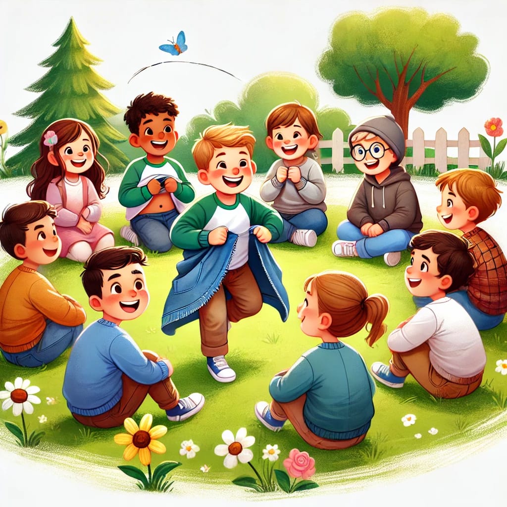 3 illustrations with games