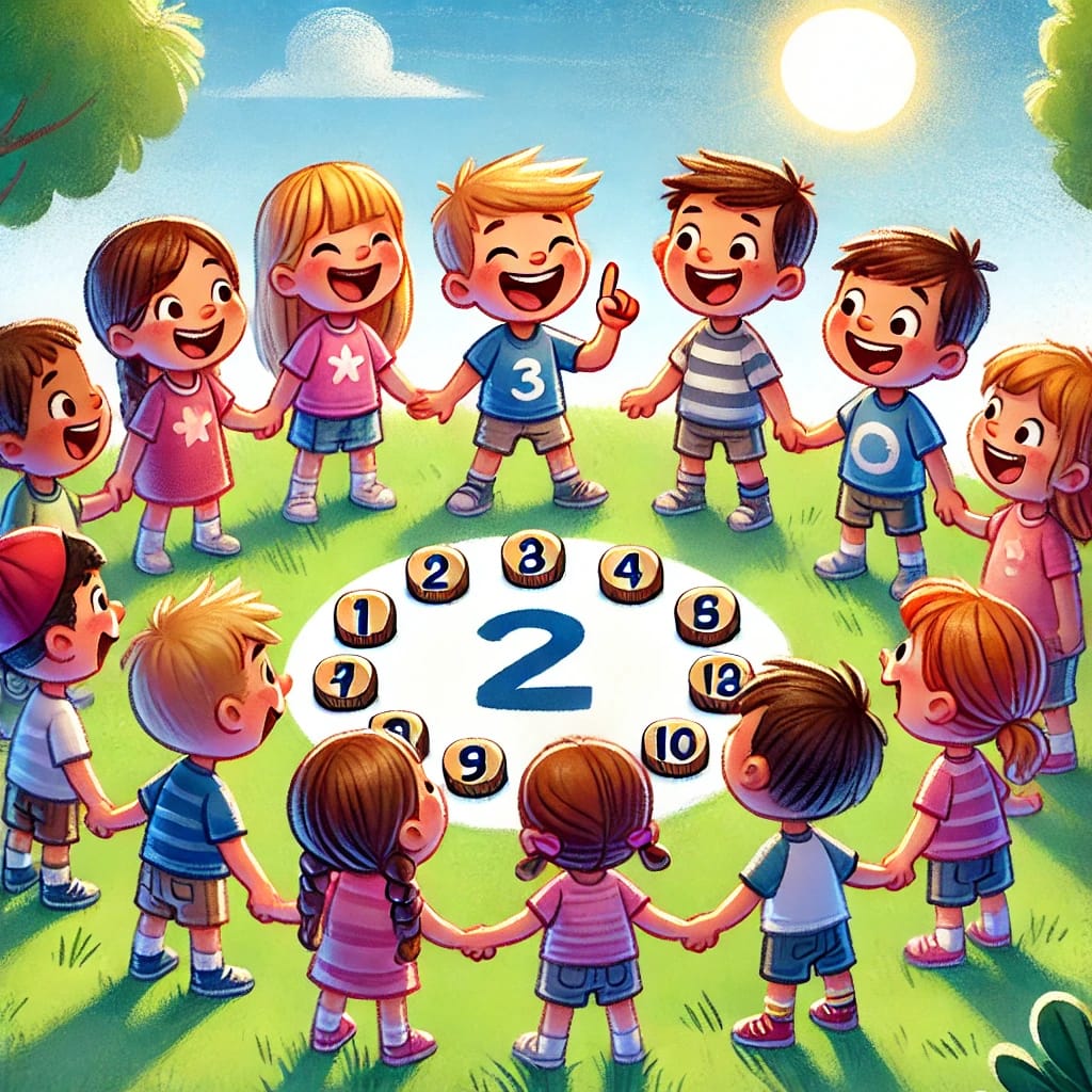 3 illustrations with games