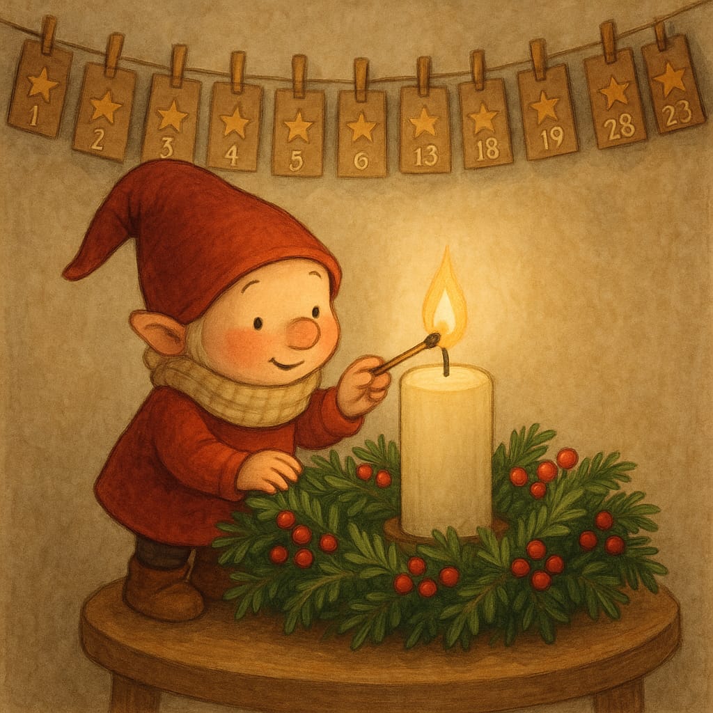 Little Pirrewit and the Advent Wreath & Calendar 