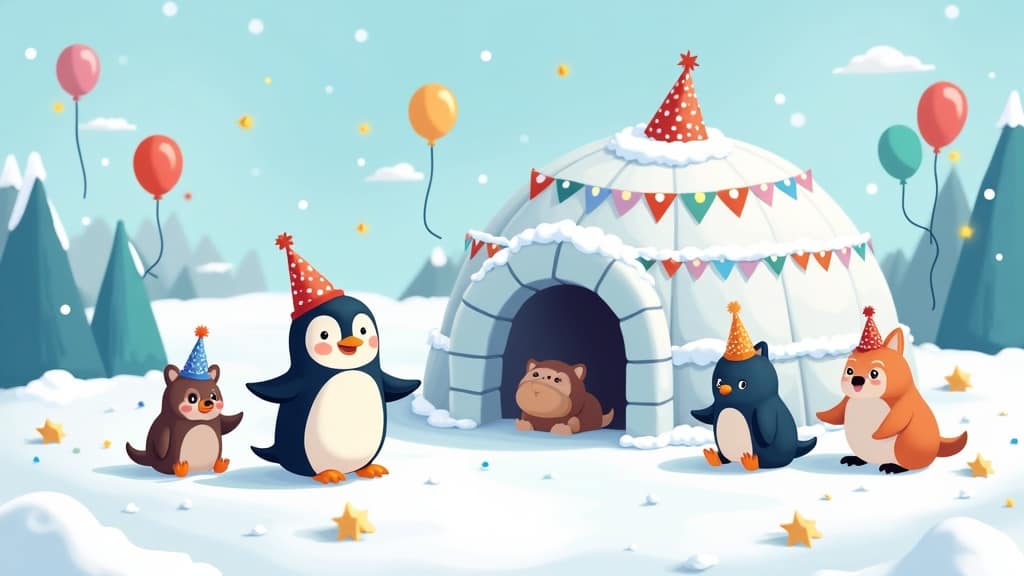 Pip The Penguin’s Party