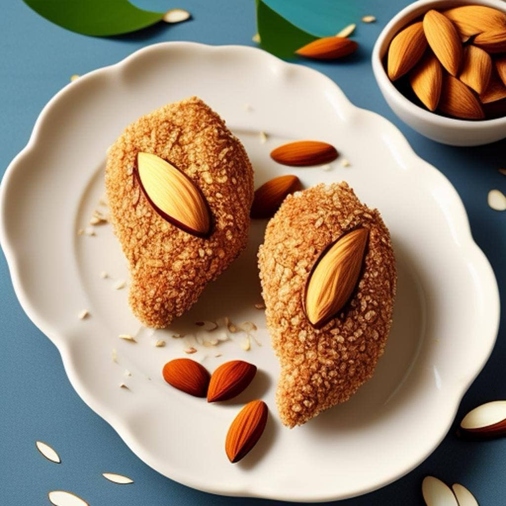 The Almond of Elegance The almond of elegance, the nutty chronicles. Recipe for Almond-Crusted Chicken