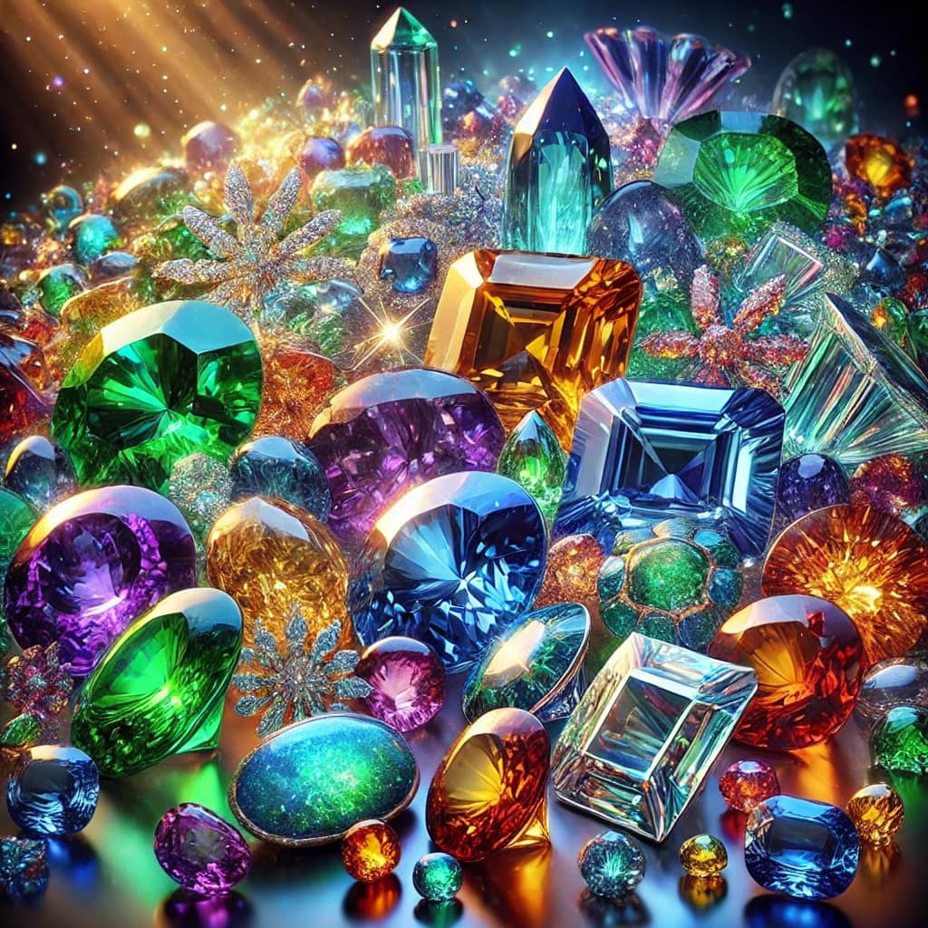 The beauty of gemstones The beauty of gemstones