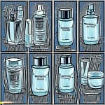 Basic outline for a daily personal skincare routine. Morning, evening and weekly routines.
