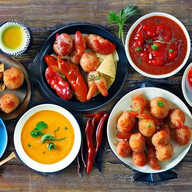 Spanish tapas. What are tapas. Simple recipes. Patatas bravas, gambas al Ajillo, Tortilla, croquetas, Albondigas, pimientos, gazpacho, chorizo al vino, boquerones, pincos morunos, Manchego