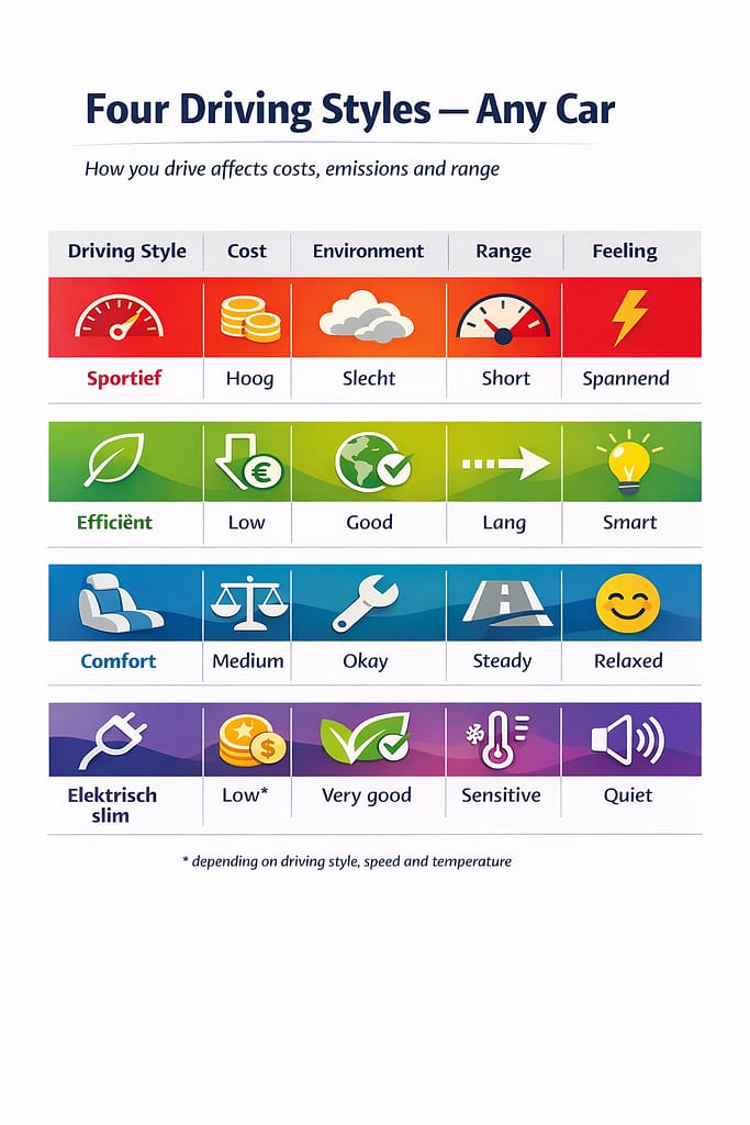 4 Driving Styles, Any Car 4 Driving Styles, Any Car