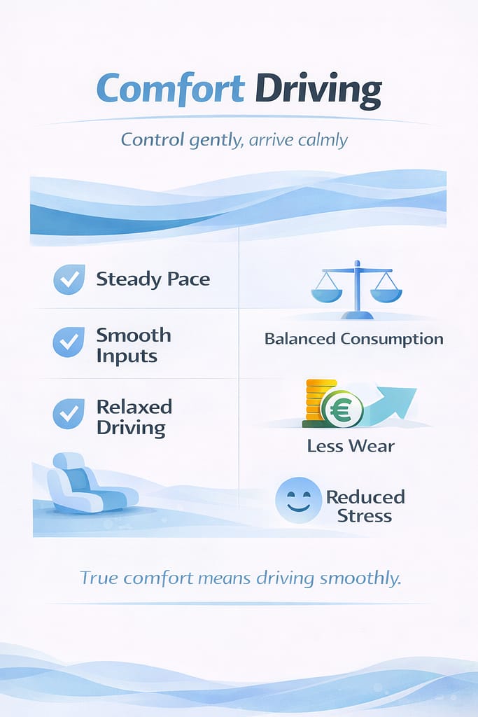 4 Driving Styles, Any Car Comfort Driving