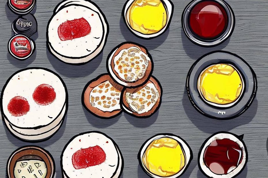 Recipe for making English muffins at home. English muffins are a classic breakfast bread that are delicious served with butter and jam or used as the base for eggs benedict.