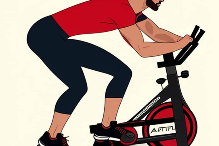 A gradual and simple daily workout plan on a Tunturi exercise bike