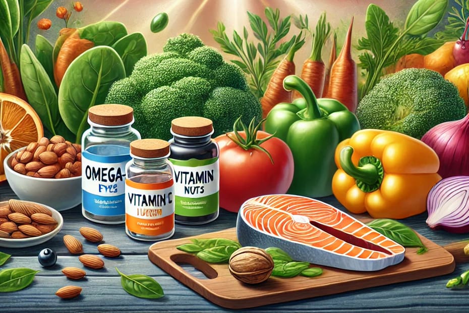 Eye treatment, health, food and supplements