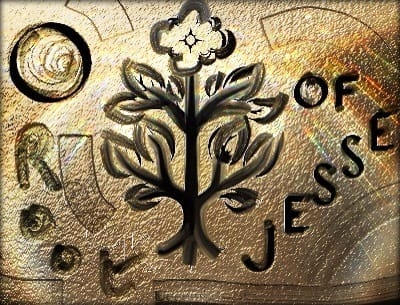 The Jesse tree, a genealogy tree tracing the ancestors of King David and his descendants. 