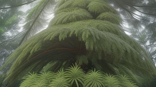 3 most endangered Tree Species in the World. Wollemi Pine (Wollemia nobilis), Monkey Puzzle Tree (Araucaria araucana), Florida Torreya (Torreya taxifolia)