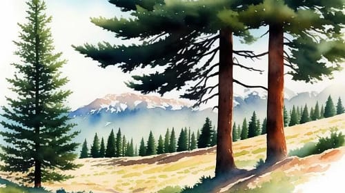 The cedar tree