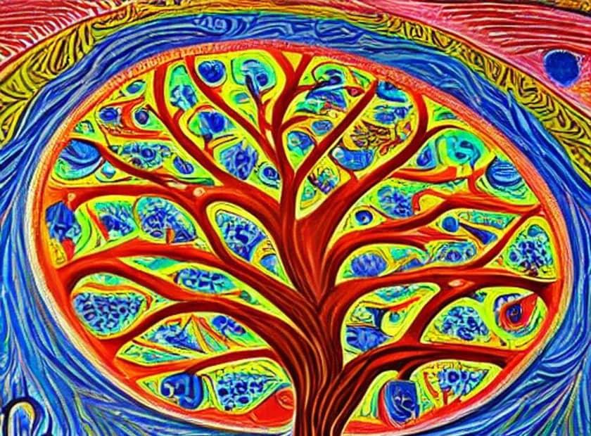 Sacred trees in history, culture, tradition, spirituality, ancient scriptures.