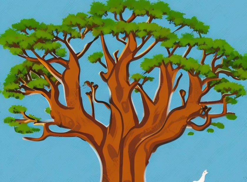 Sacred trees in Africa. Examples and symbolic significance: Baobab, Iroko, Mango, Neem, Tamarind