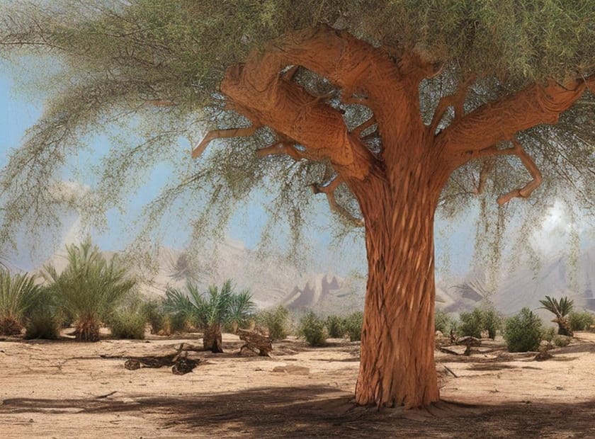 Most endangered tree species in the Middle East: Date Palm, Cedar of Lebanon, Atlas Pistachio, Asian Wild Olive, Carob tree