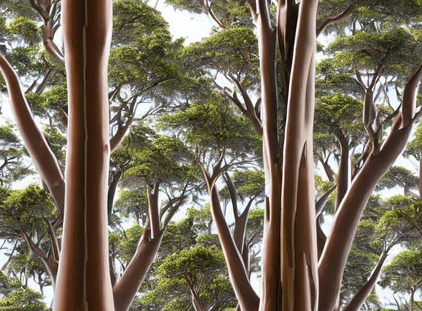 Endangered trees in South America. Cedar, Tonka Bean, Mahogany, Cariniana, Ramón