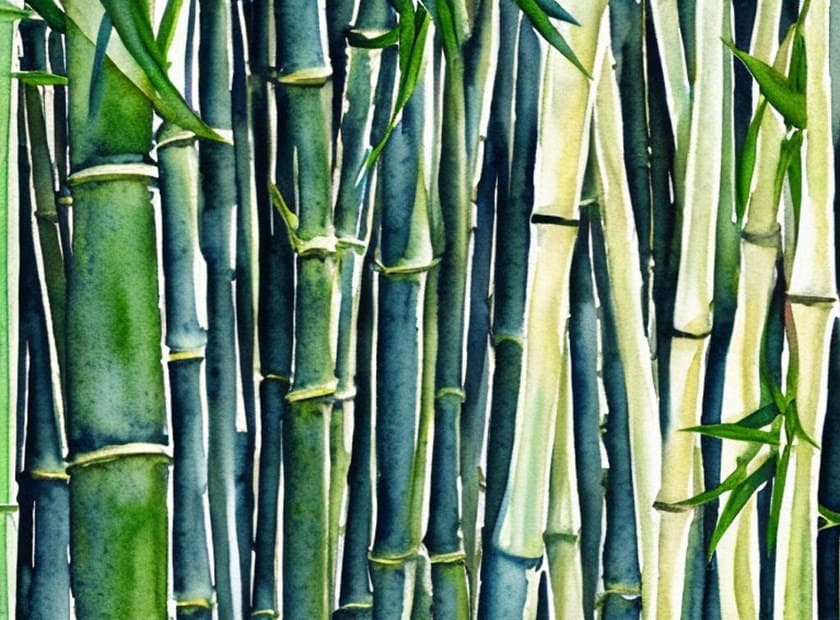 Bamboo Poem in the style of Confusius