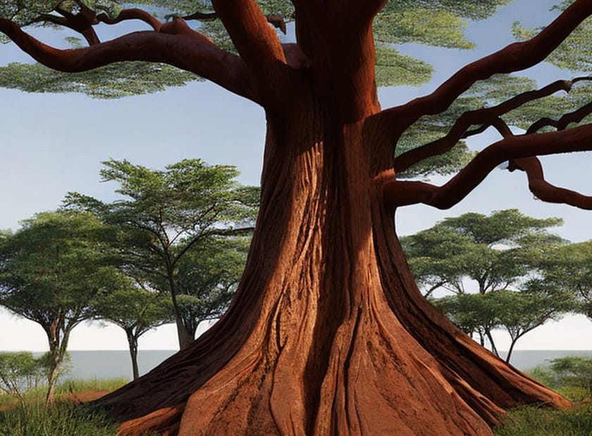 Most endangered tree species in Africa. African teak, mahogany, pygeum, blackwood, cork oak.