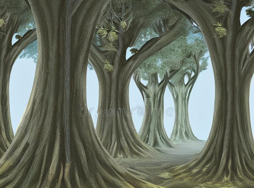 Sacred trees in Europe from Greece, England, Ireland, Azerbaijan