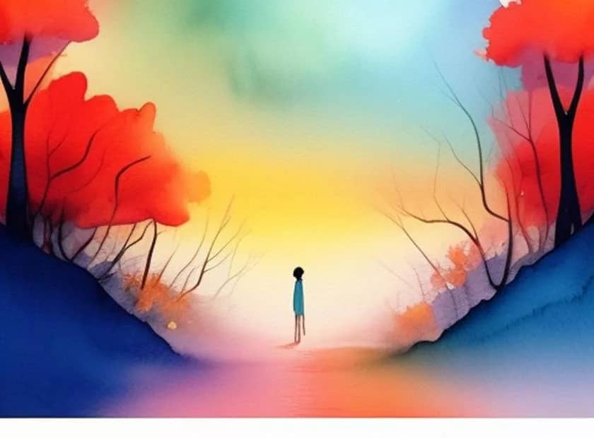 An autumn poem. Autumn's gentle grace