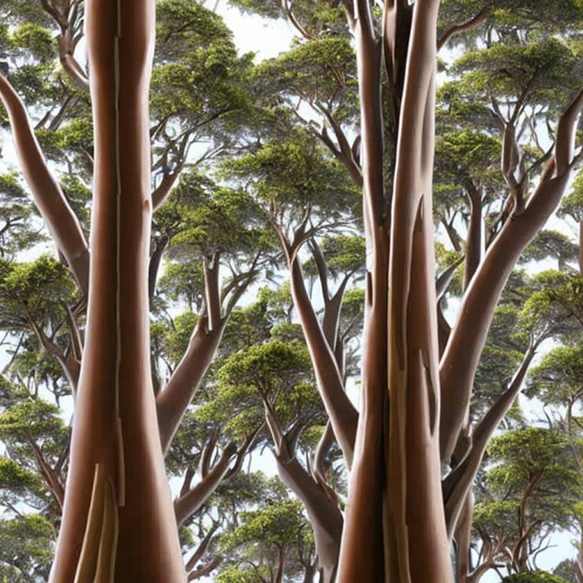 Endangered trees in South America. Cedar, Tonka Bean, Mahogany, Cariniana, Ramón