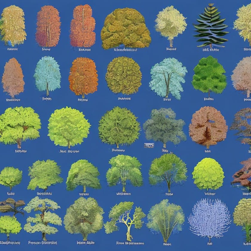 Free illustrations of of trees in the world. Wikimedia Commons, USDA Plants Database, Flora of North America, Tree Illustrations, FreePNGImg